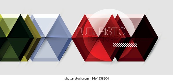 Hexagon abstract background, geometrical modern template, vector business presentation wallpaper design