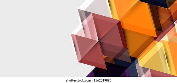 Hexagon abstract background, geometrical modern template, vector business presentation wallpaper design