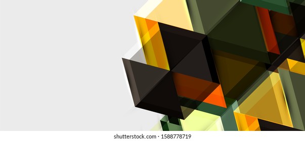 Hexagon abstract background, geometrical modern template, vector business presentation wallpaper design