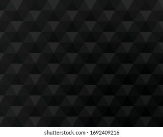 The hexagon abstract background has a slightly different black color. Vector