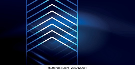 Hexagon abstrakter Hintergrund. Techno-glühende Neon-Hexagon-Formen Vektorgrafik für Tapeten, Banner, Hintergrund, Landungsseite, Wandkunst, Einladung, Drucke, Poster