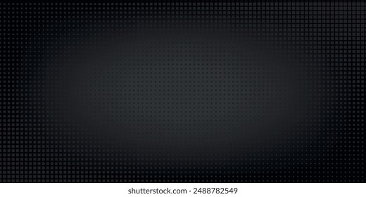 Hexagon abstract black texture background. Vector
