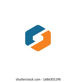 Vektorillustration für abstrakte Hexagon-Box-Logos