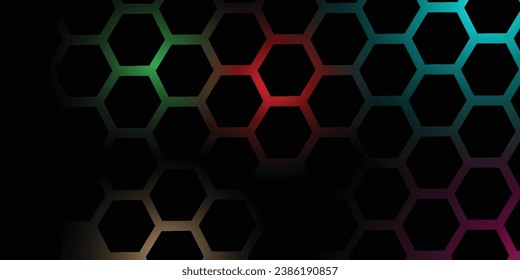 resumen de hexágono Hexágonos emboscados, fondo blanco de la panza de abeja, luz y sombra, fondo abstracto vectorial moderno 