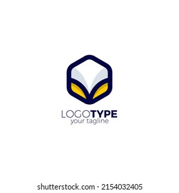 Hexagon Abstract Logo Elegant Design