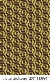 Hexagon abstract pattern background, hexagon geometric background, seamless hexagon abstract with retro colors