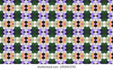 hexagon abstract pattern background wallpaper