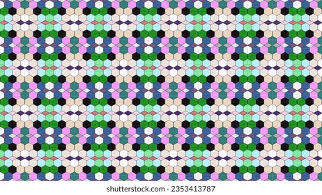 hexagon abstract pattern background wallpaper