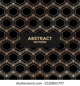 Hexagon abstract pattern elegant background.