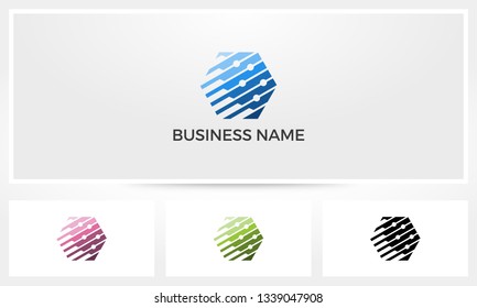 Hexagon Abstract Tech Logo