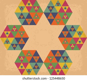 Hexagon Abstract. Universal: Background Pattern Texture. Vector illustration EPS10