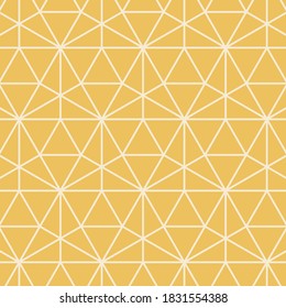 Hexagon art deco pattern background.