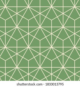 Hexagon art deco pattern background.