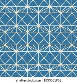 Hexagon art deco pattern background.