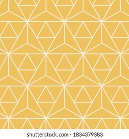 Hexagon art deco pattern background.