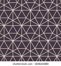 Hexagon art deco pattern background.