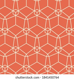 Hexagon art deco pattern background.