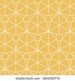 Hexagon art deco pattern background.