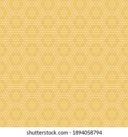 Hexagon art deco pattern background.