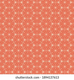 Hexagon art deco pattern background.