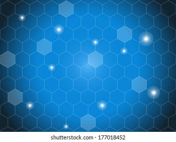 Hexagon background