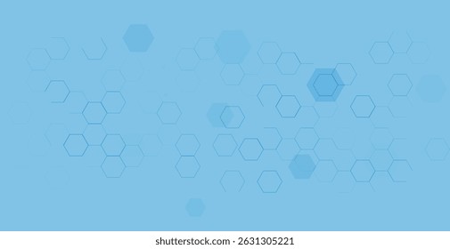 Hexagon background abstract pattern medical geometric tech vector graphic design. Hexagon design science background