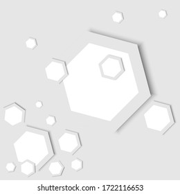 The hexagon background comes in many sizes.