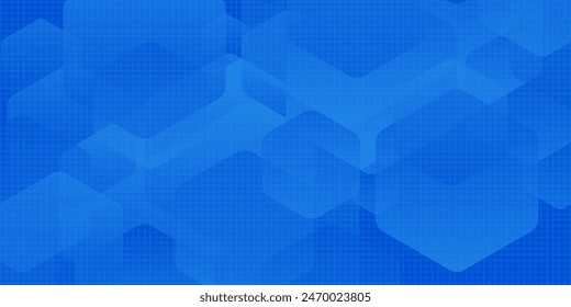 Diseño de fondo hexagonal. Fondo abstracto geométrico con estructura molecular.