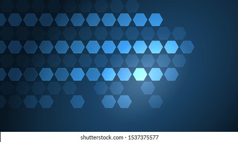 hexagon background design modern style technology. light blue color. for presentations, backgrounds, posters, wallpapers.
