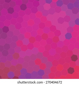 Hexagon background. Geometric shapes. 
