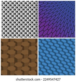 hexagon background vector illustration design