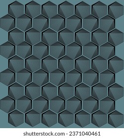 Vectores de fondo hexagonal que corren deportes y clásicos