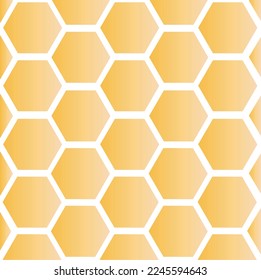 hexagon background yellow vactor design