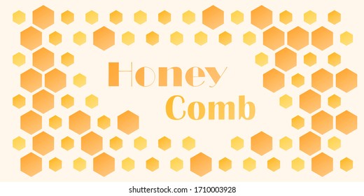 hexagon bee hive design background