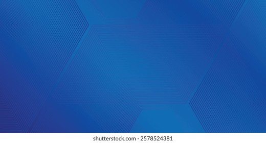 Hexagon Blue Tech Finance Fintech Background Abstract Pixel Pattern. Abstract Business Tech art modern simple design