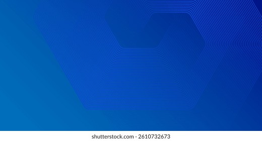 Hexagon Blue Tech Finance Fintech Background Abstract Pixel Pattern Modern Simple