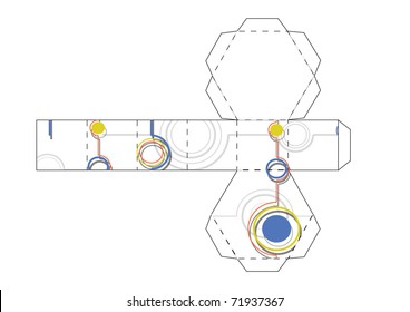 Hexagon Box Template