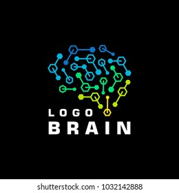 The hexagon brain logo