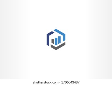 Hexagon Business company vector logo design concept