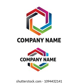 hexagon business logo
