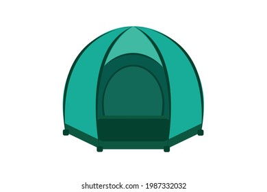 Diseño sencillo de la tienda de campaña Hexagon