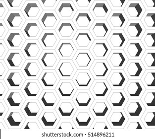 hexagon cell 3d mesh
