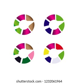 Hexagon Color logo, useful ,editable. Perfect for use in a wide range of new media templates: Web Marketing Agency, Social Media Services Showcase, Online Marketing Apps, and Web.