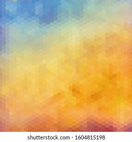 Hexagon colored background. vector abstract graphics