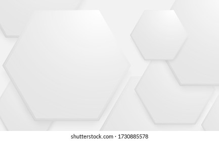 hexagon concept design abstract technology background vector EPS10
