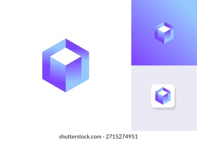 Plantilla de Vector de ilustración de diseño de logotipo de icono de núcleo hexagonal