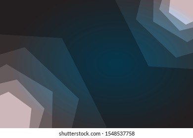 hexagon corner background design modern style technology. light blue color. for presentations, backgrounds, posters, wallpapers.
