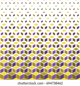 hexagon cubes pattern, cube background