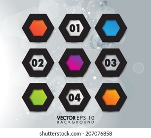 Hexagon Design EPS 10