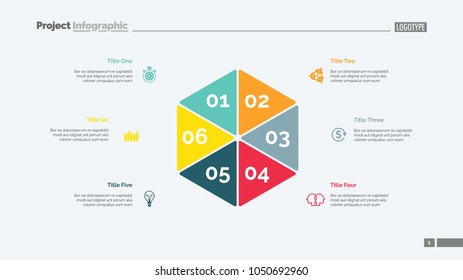 Hexagon diagram. Business data. Step diagram, option chart, layout. Creative concept for infographics, presentation, project, report. Can be used for topics like management, workflow, analysis.